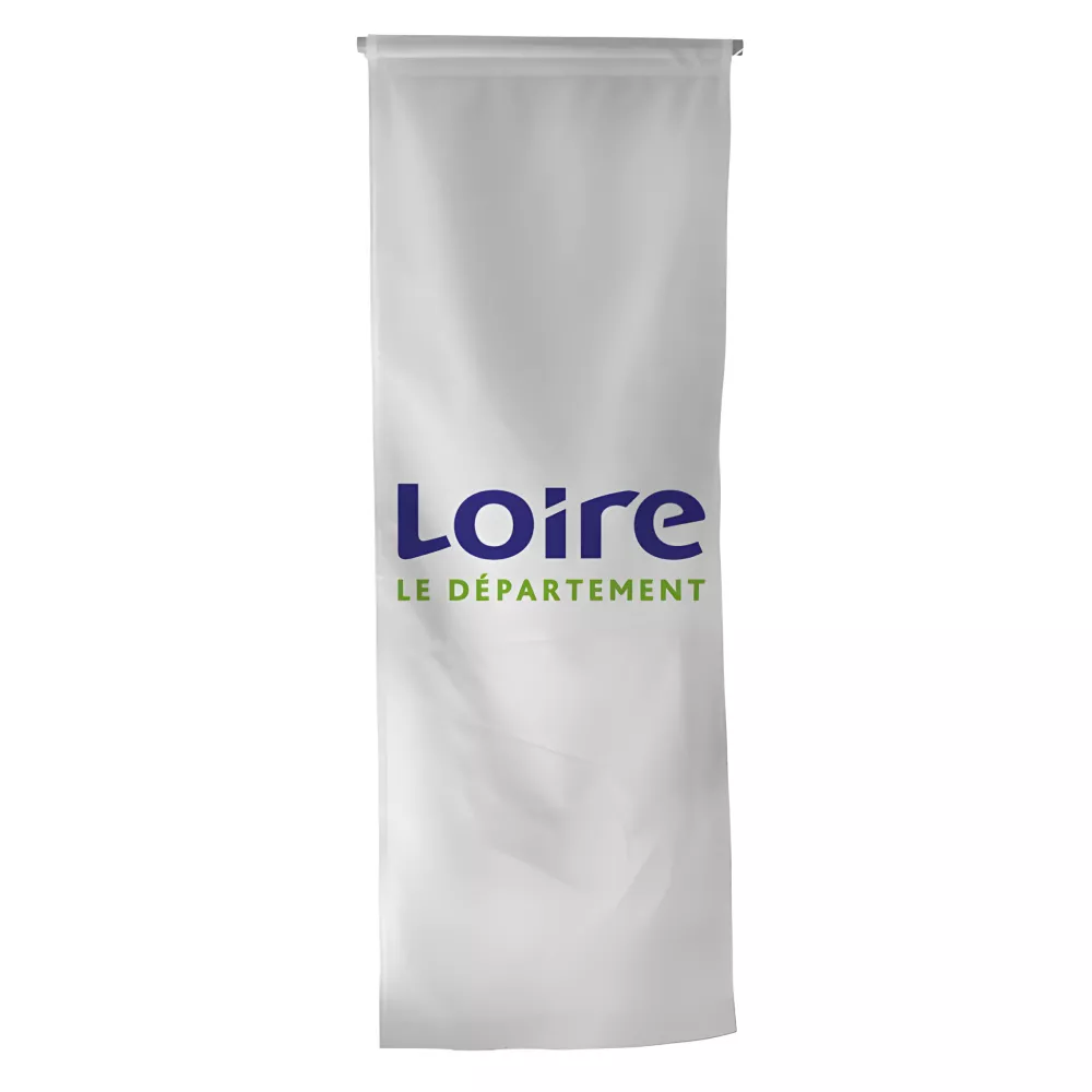 Oriflamme du Conseil Départemental de la Loire en polyester