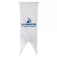 Oriflamme du Conseil Départemental de la Manche en polyester