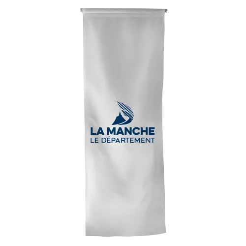Oriflamme du Conseil Départemental de la Manche en polyester
