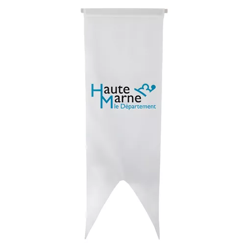 Oriflamme du Conseil Départemental de la Haute-Marne en polyester 115 g/m²