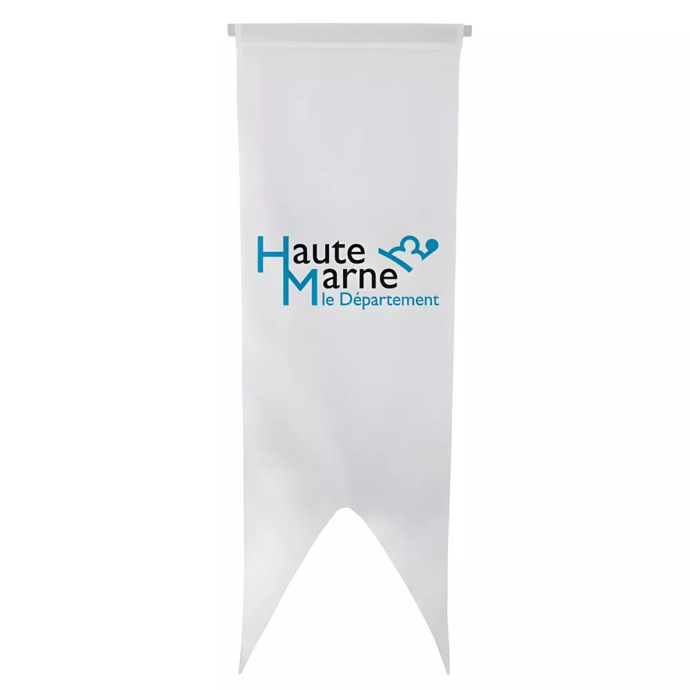Oriflamme du Conseil Départemental de la Haute-Marne en polyester 115 g/m²