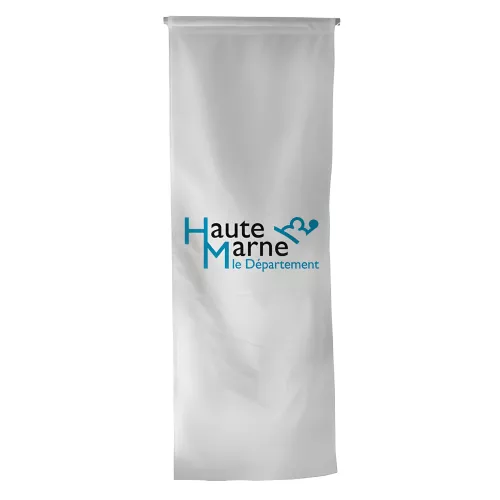 Oriflamme du Conseil Départemental de la Haute-Marne en polyester 115 g/m²