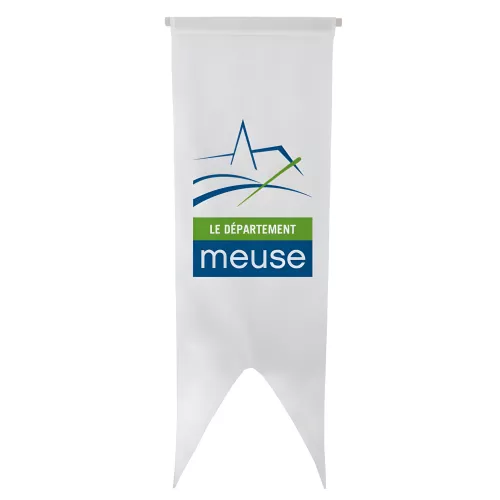 Oriflamme du Conseil Départemental de la Meuse en polyester
