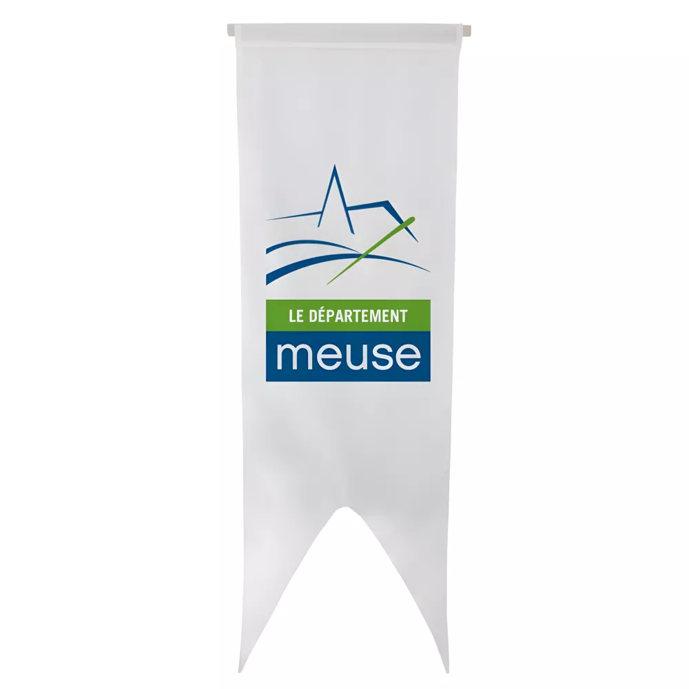 Oriflamme du Conseil Départemental de la Meuse en polyester