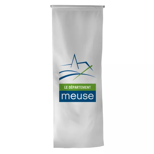 Oriflamme du Conseil Départemental de la Meuse en polyester