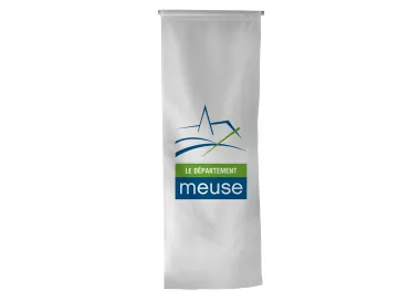 Oriflamme du Conseil Départemental de la Meuse en polyester