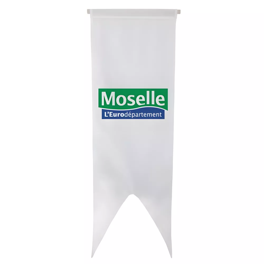 Oriflamme du Conseil Départemental de la Moselle en maille polyester