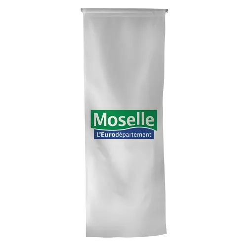 Oriflamme du Conseil Départemental de la Moselle en maille polyester
