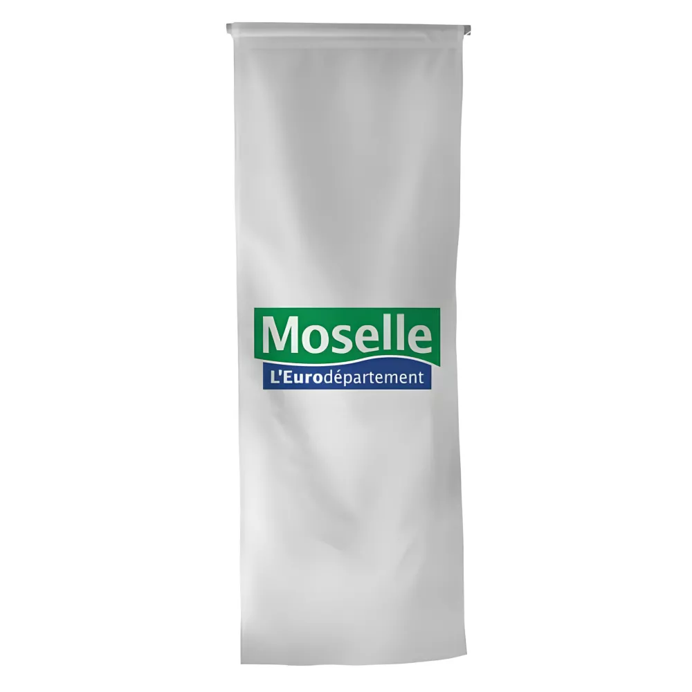 Oriflamme du Conseil Départemental de la Moselle en maille polyester