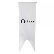 Oriflamme du Conseil Départemental de la Nièvre en maille polyester
