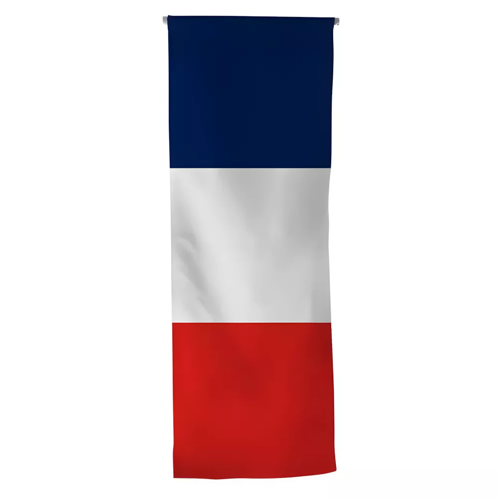 Oriflamme France en maille polyester 115 g/m² Oriflamme France en maille polyester 115 g/m²