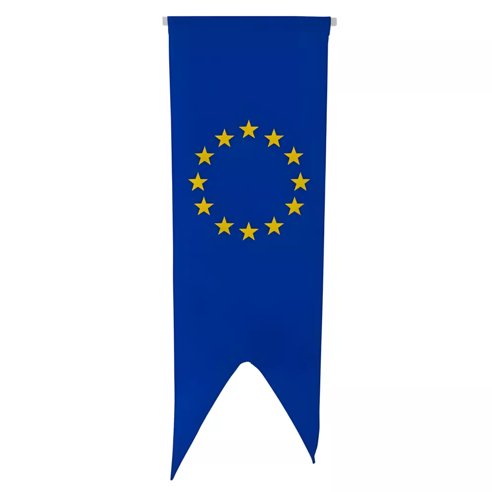 Oriflamme Union Européenne en maille polyester 115 g/m²