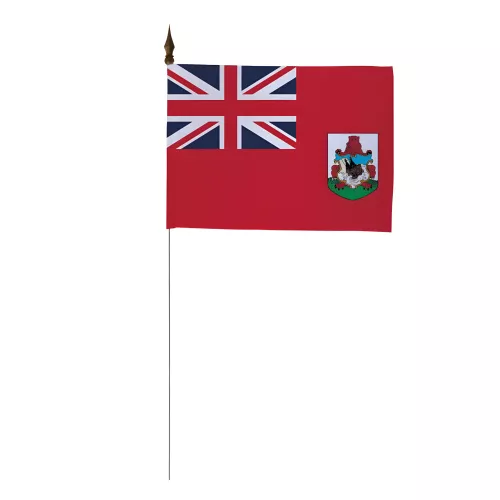Drapeau de table Bermudes 10 x 15 cm polyester