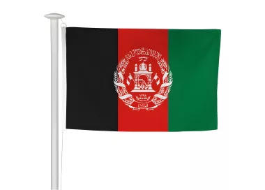 Pavillon Afghanistan pour mât de pavoisement