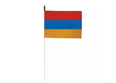 Drapeau de table Arménie 10 x 15 cm polyester