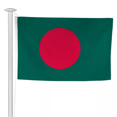 Pavillon Bangladesh en polyester ignifugé avec sangle