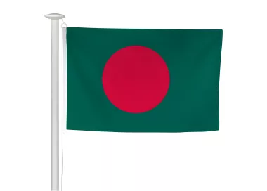 Pavillon Bangladesh en polyester ignifugé avec sangle