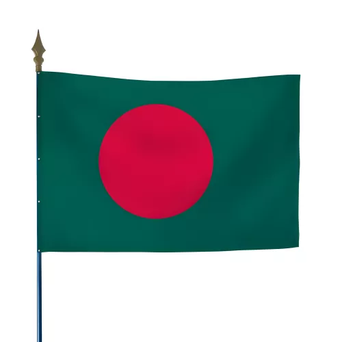 Drapeau Bangladesh en maille polyester 115 g/m²
