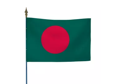 Drapeau Bangladesh en maille polyester 115 g/m²
