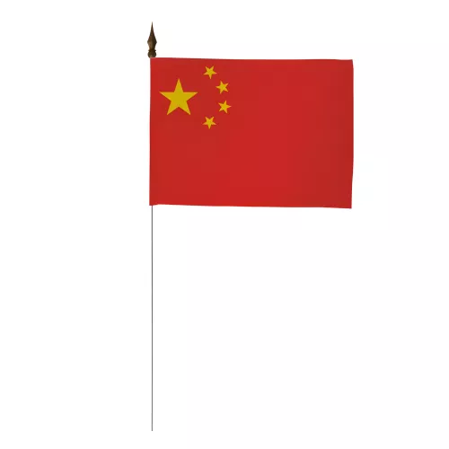 Drapeau de table Chine 10 x 15 cm polyester