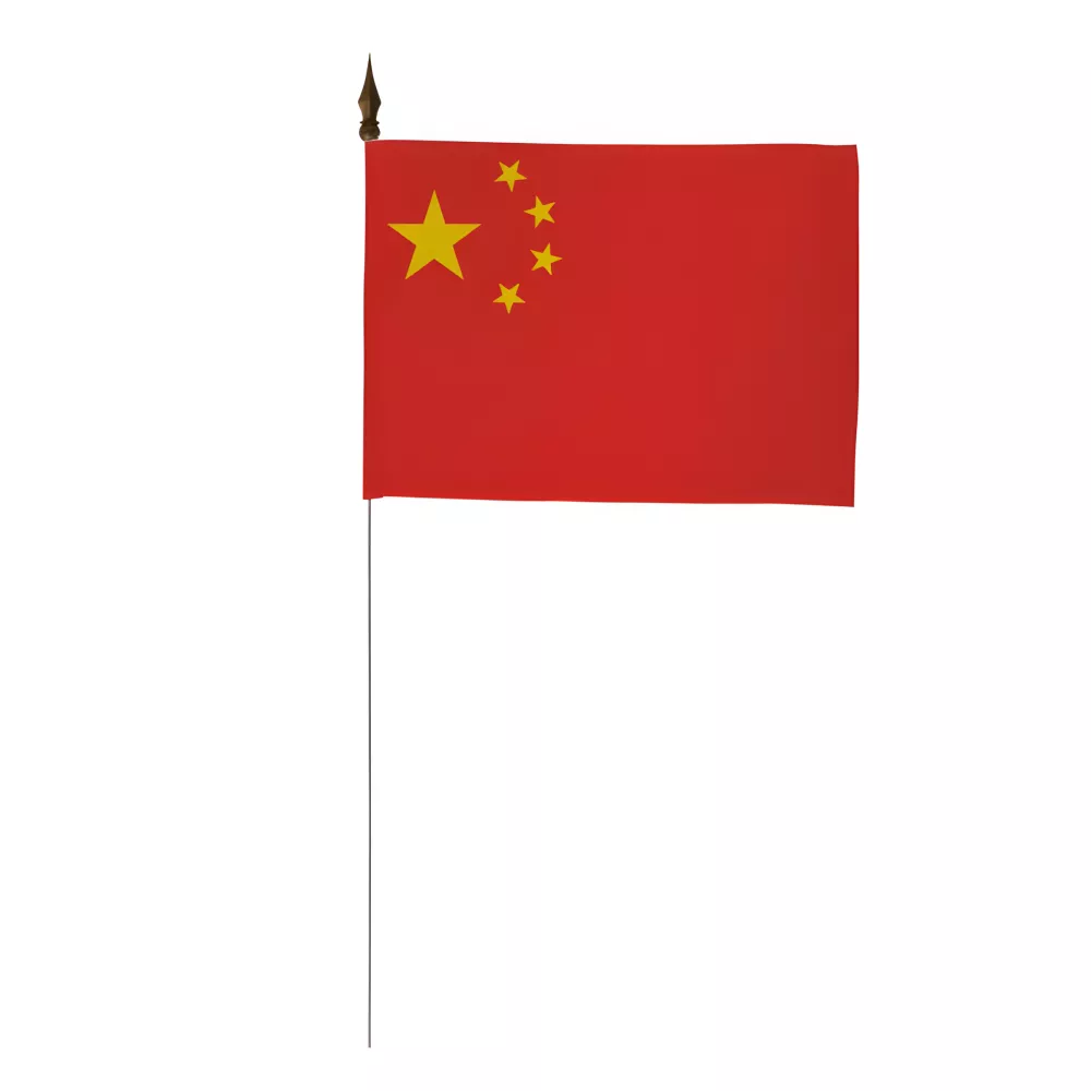Drapeau de table Chine 10 x 15 cm polyester Drapeau de table Chine 10 x 15 cm polyester