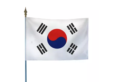 Drapeau Corée du Sud en maille polyester