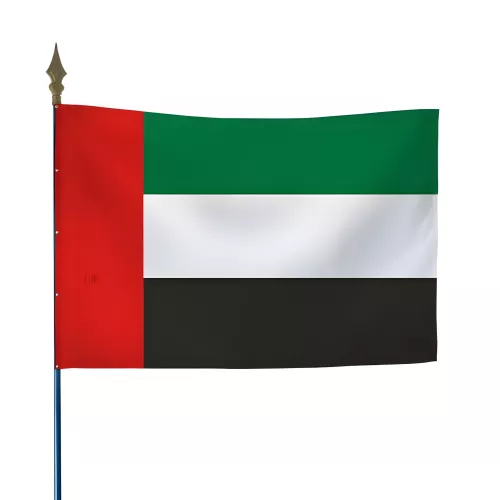 Drapeau Émirats Arabes Unis en maille polyester