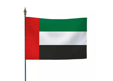 Drapeau Émirats Arabes Unis en maille polyester