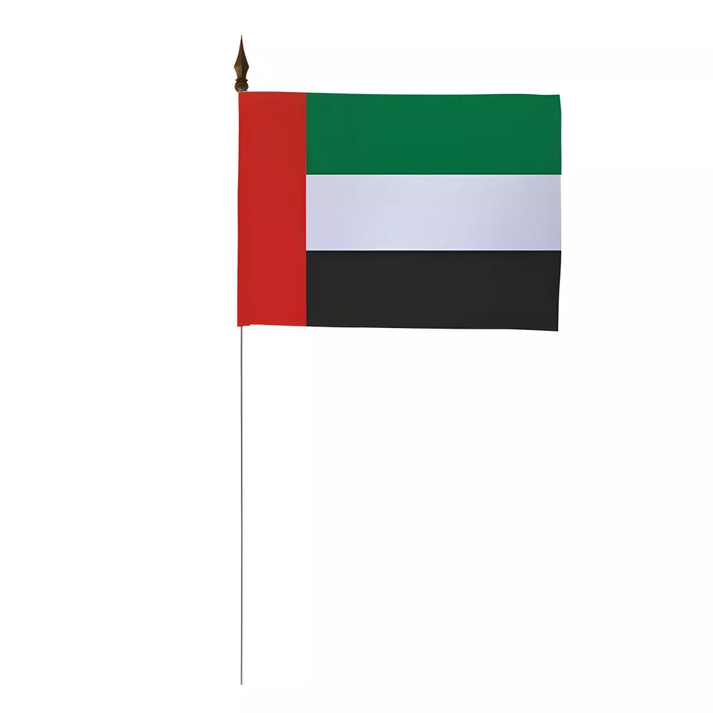 Drapeau de table Emirats Arabes Unis 10 x 15 cm Drapeau de table Emirats Arabes Unis 10 x 15 cm