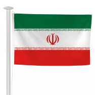 Pavillon Iran pour mât classique sans potence