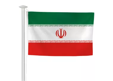 Pavillon Iran pour mât classique sans potence