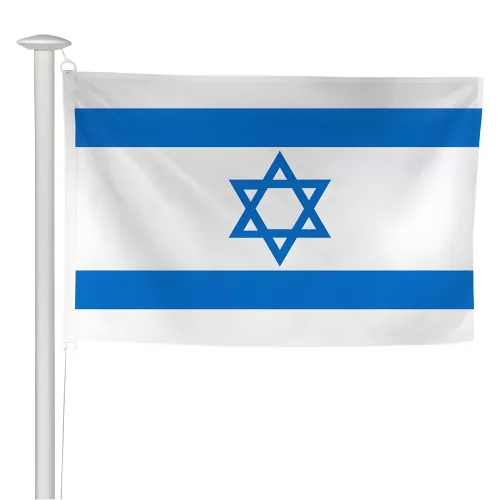 Pavillon Israël en maille polyester 115 g/m²