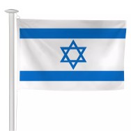 Pavillon Israël en maille polyester 115 g/m²
