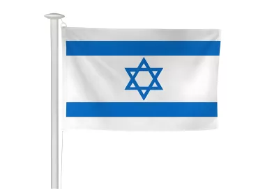 Pavillon Israël en maille polyester 115 g/m²