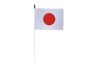 Drapeau de table Japon polyester 25 cm