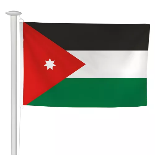 Pavillon Jordanie pour mât sans potence