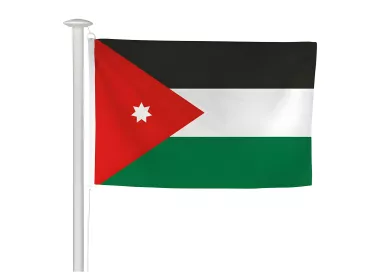 Pavillon Jordanie pour mât sans potence