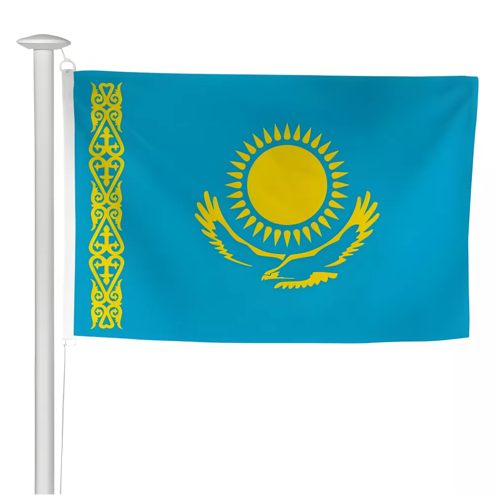 Pavillon Kazakhstan pour mât de pavoisement