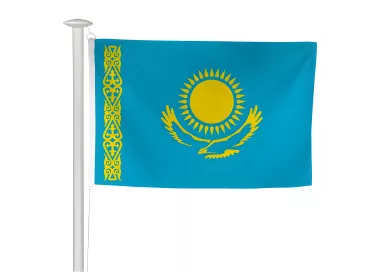 Pavillon Kazakhstan pour mât de pavoisement