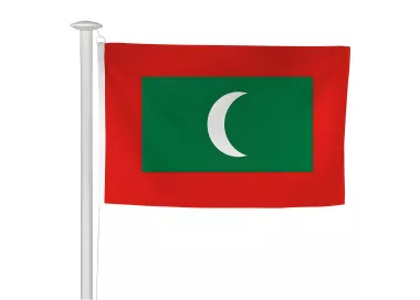 Pavillon Maldives en maille polyester pour mât