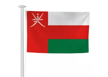 Pavillon Oman pour mât en polyester
