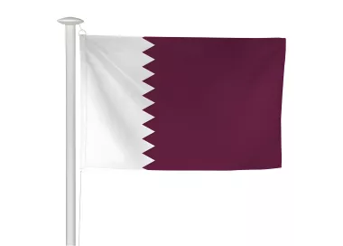 Pavillon Qatar pour mât sans potence