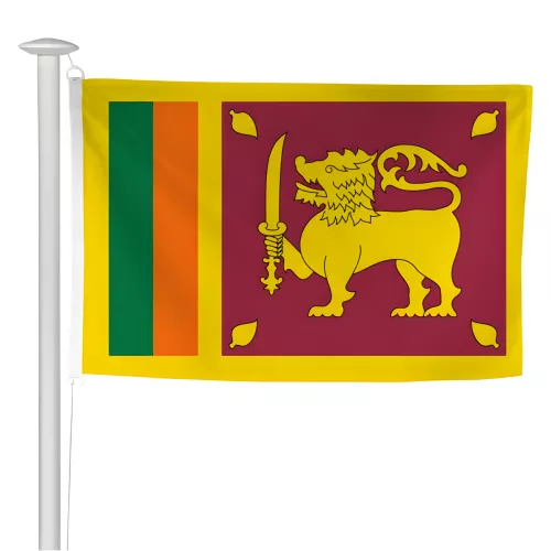 Pavillon Sri Lanka en maille polyester standard