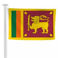 Pavillon Sri Lanka en maille polyester standard