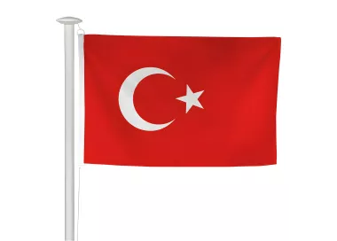 Pavillon Turquie en maille polyester standard
