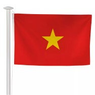 Pavillon Vietnam en maille polyester pour mât