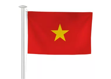 Pavillon Vietnam en maille polyester pour mât