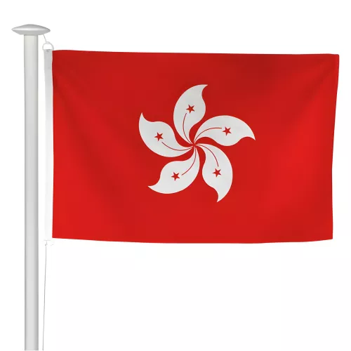 Pavillon Hong Kong en maille polyester pour mât