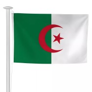Pavillon Algérie pour mât de pavoisement