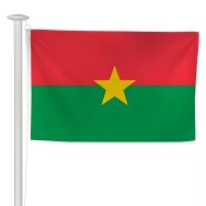 Pavillon Burkina Faso en maille polyester